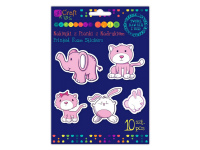 Lipdukai iš putų ŽVĖRELIAI 10vnt.