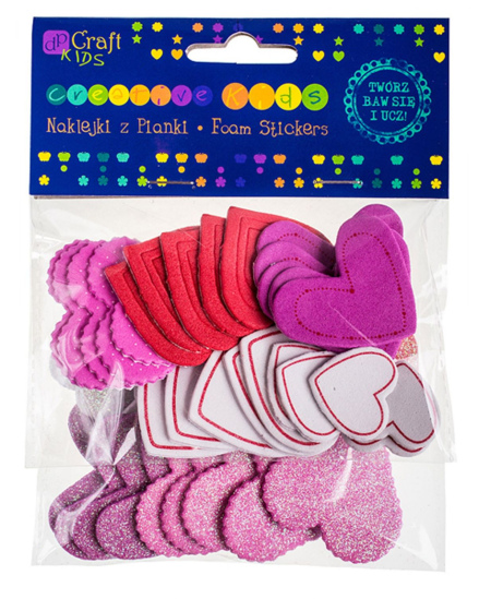 Lipdukai iš putų Širdys, 50 vnt.