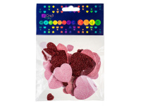 Lipdukai iš putų BLIZGANČIOS ŠIRDYS 30vnt