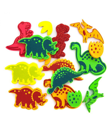 Lipdukai iš putų Dinozaurai, 26 vnt.