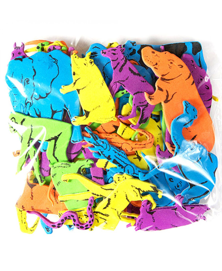 Lipdukai iš putų Žvėreliai 3, 60 vnt.