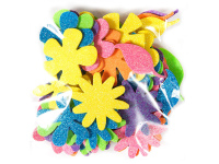 Lipdukai iš putų BLIZGANČIOS GĖLĖS 72vnt