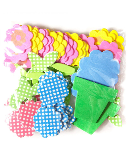 Lipdukai iš putų Gėlės, 60 vnt.