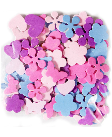 Lipdukai iš putų, mix, 100 vnt.