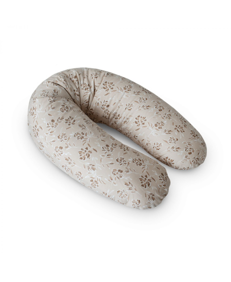 CebaBaby maitinimo pagalvė dżersej multi ruda gėlės W-880-000-828