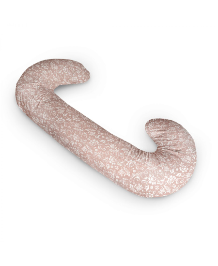 CebaBaby maitinimo pagalvė dżersej duo rožinė gėlės W-885-000-827