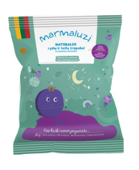 Ryžių ir lešių trapukai MARMALUZI su juodaisiais serbentais naturalūs, 30 g