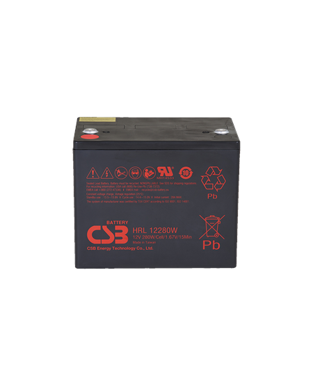 CSB Battery Battery 12V 6Ah 25W Pb F2 | HRL1225W