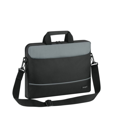 Targus Intellect Fits up to size 15.6 ", Black/Grey, Shoulder strap, Messenger - Briefcase,