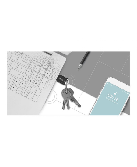 Lexar USB Flash Drive JumpDrive V40 64 GB, USB 2.0, Black