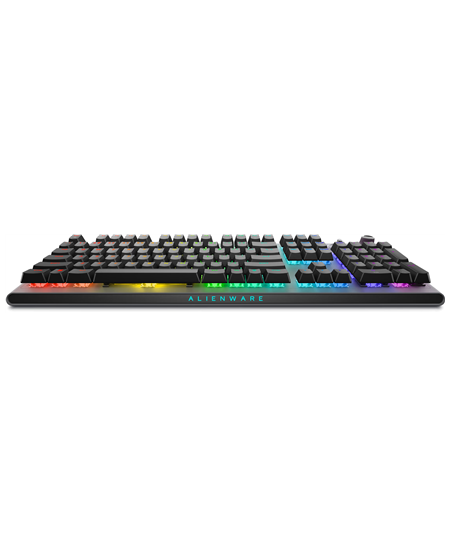 Dell Alienware Tri-Mode AW920K Wireless Gaming Keyboard, RGB LED light, US, Wireless, Dark Side of the Moon, Bluetooth, Numeric 
