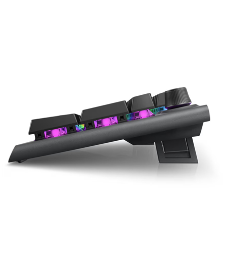 Dell Alienware Tri-Mode AW920K Wireless Gaming Keyboard, RGB LED light, US, Wireless, Dark Side of the Moon, Bluetooth, Numeric 