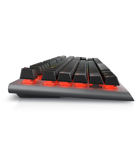 Dell Alienware Tri-Mode AW920K Wireless Gaming Keyboard, RGB LED light, US, Wireless, Dark Side of the Moon, Bluetooth, Numeric 