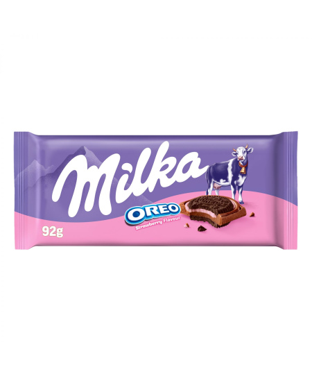Sausainiai MILKA Oreo SW Strawb, 92 g