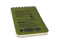 Bloknotas SM-LT ART, 125x75 mm, 48 lapai, atsparus vandeniui, langeliais, su spirale viršuje