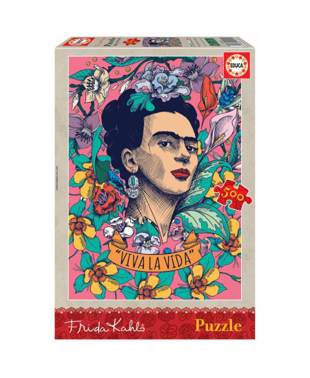 Dėlionė EDUCA Frida Kahlo Viva, 500 detalių