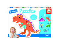 5 dėlionės (puzzle) DINOZAURS  24+