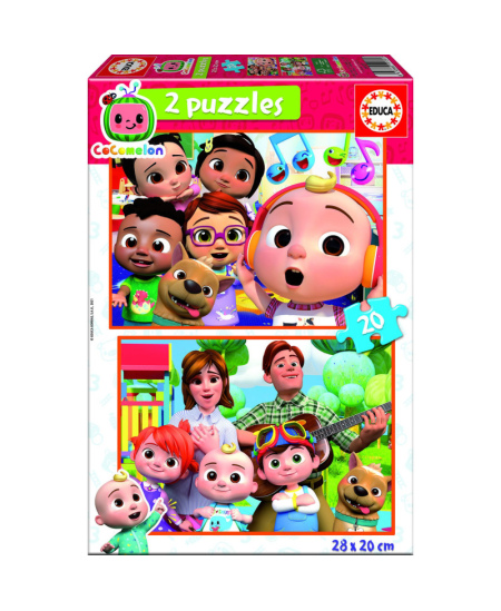2 dėlionės EDUCA Cocomelon, 2x20 detalių
