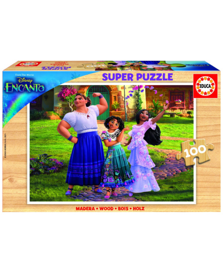 Medinė dėlionė EDUCA Disney Encanto, 100 detalių