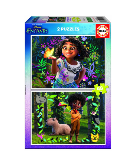 2 dėlionės EDUCA Disney Encanto, 2x48 detalių