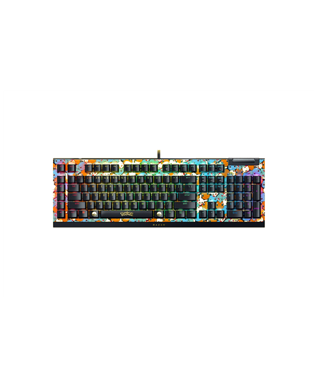 Razer BlackWidow V4 X | Mechanical Gaming Keyboard | Wired | US | Pokémon Edition | Razer Green Mechanical Switches (Clicky)