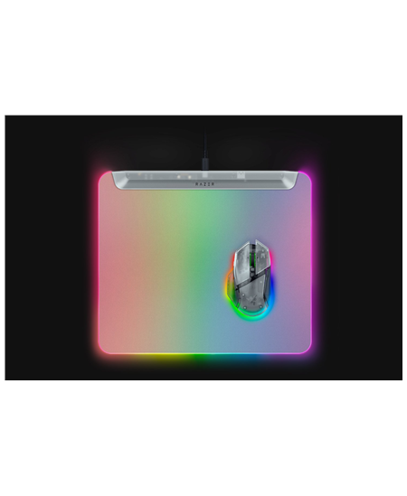 Razer RGB Gaming Mouse Mat | Firefly V2 Pro | Phantom White Edition