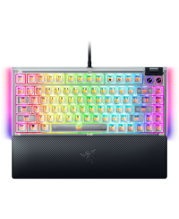 Razer Hot-swappable Mechanical Gaming Keyboard | BlackWidow V4 75% | Gaming Keyboard | Wired | US | Phantom White Edition | USB 