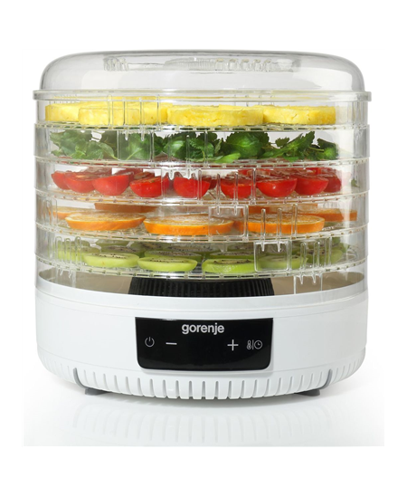 Gorenje | Food Dryer | FDK500GCW | Power 380 W | Number of trays 5 | Integrated timer | White