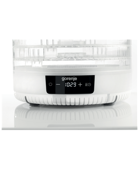 Gorenje | Food Dryer | FDK500GCW | Power 380 W | Number of trays 5 | Integrated timer | White
