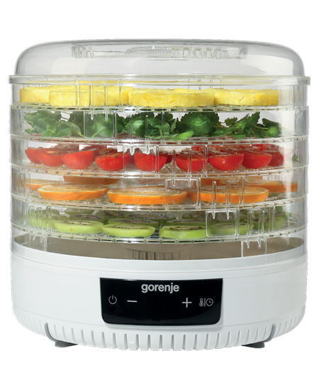 Gorenje | Food Dryer | FDK500GCW | Power 380 W | Number of trays 5 | Integrated timer | White