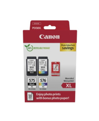 Canon PG-575XL/CL-576XL (5437C006) Photo value pack Rašalinių kasečių komplektas, BK/CMY