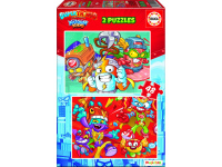 2 dėlionės (puzzle) 2x48 SUPERTHINGS 3-6metų