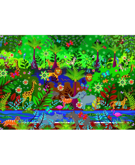 Dėlionė EDUCA Jungle, 500 detalių