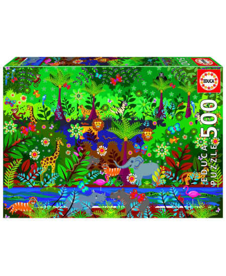 Dėlionė EDUCA Jungle, 500 detalių
