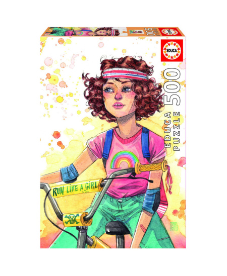 Dėlionė EDUCA Run like a girl, 500 detalių