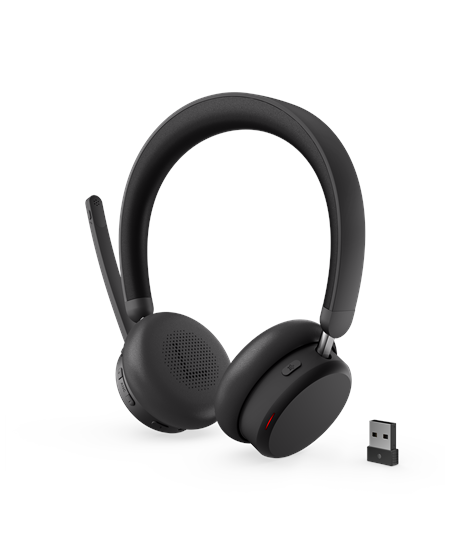 Lenovo Dual-Mode Wireless ANC Headset 6550 (USB-A, Teams) | 4XD1S19777 | Built-in microphone | Bluetooth | Black