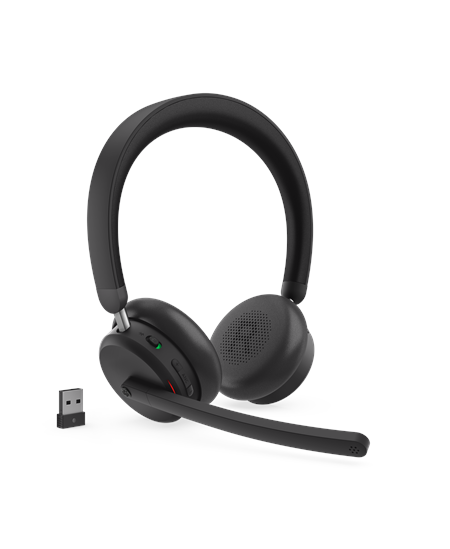 Lenovo Dual-Mode Wireless ANC Headset 6550 (USB-A, Teams) | 4XD1S19777 | Built-in microphone | Bluetooth | Black