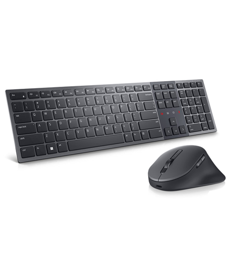 Dell | Premier Collaboration Keyboard and Mouse | KM900 | Keyboard and Mouse Set | Wireless | LT | Graphite | USB-A | Wireless c
