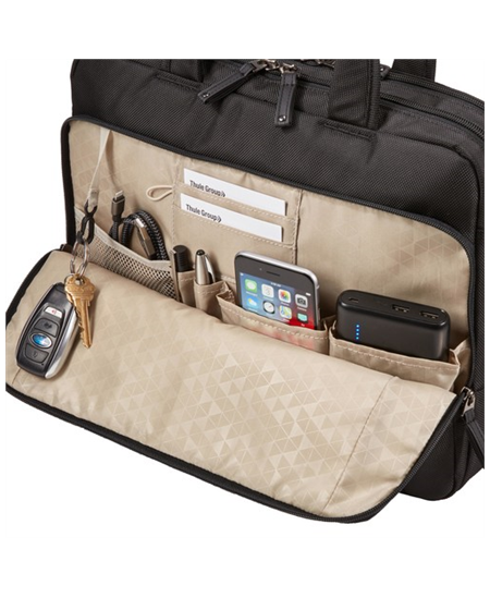 Case Logic | NOTIA-114 | Slim Briefcase | Fits up to size 14 " | Black | Shoulder strap