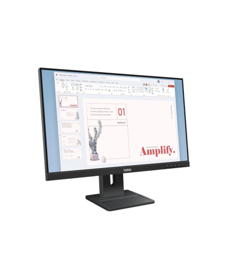 Lenovo | ThinkVision E24-40 | 23.8 " | IPS | 16:9 | 100 Hz | 4 ms | 1920 x 1080 pixels | 250 cd/m² | HDMI ports quantity 1
