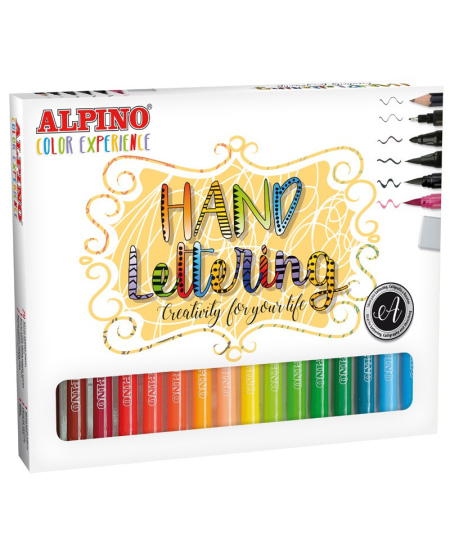 Kūrybinis rinkinys ALPINO Color experience Hand lettering