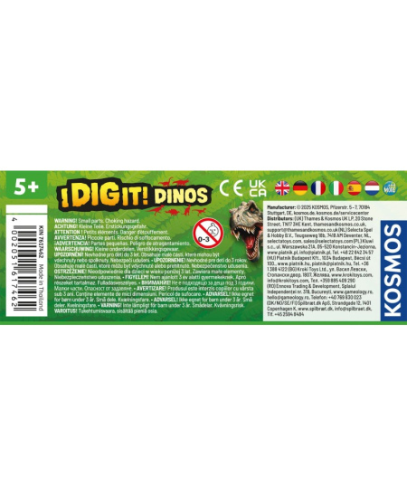 Kiaušinių rinkinys KOSMOS DIG lt! Dinos Eggs