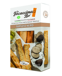 Duonos lazdelės FOCACCINA, Al Tartufo, su triufeliais, ryžių aliejumi, 100 g