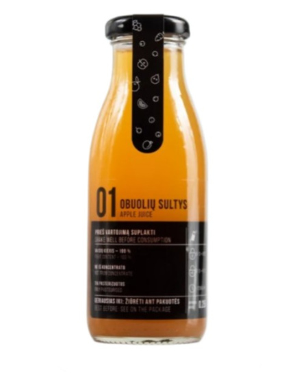 Sultys obuolių, ne iš koncentrato 0,25l