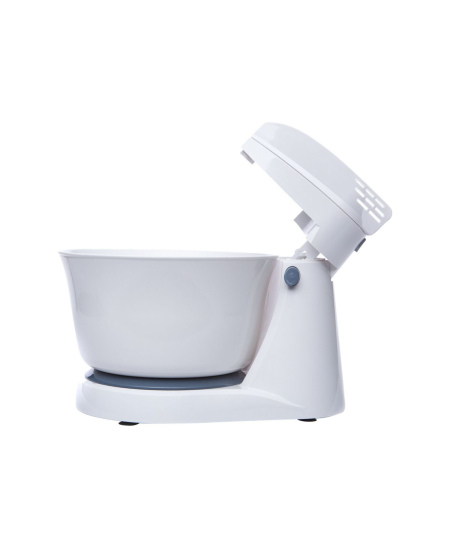 Adler Mixer AD 4202 Mixer with bowl, 300 W, Number of speeds 5, Turbo mode, White