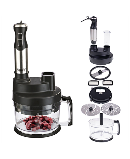 Camry Blender CR 4623 Hand Blender, 1600 W, Number of speeds Variable, Turbo mode, Chopper, Ice crushing, Black
