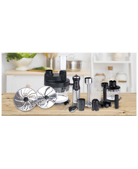 Camry Blender CR 4623 Hand Blender, 1600 W, Number of speeds Variable, Turbo mode, Chopper, Ice crushing, Black