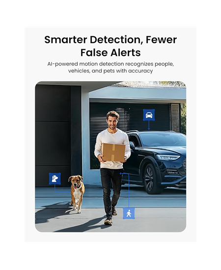 Reolink Wireless Pan & Tilt Long Lasting Solar/Battery Camera with Spotlights | Altas Series B630 with Solar Panel | Bullet 