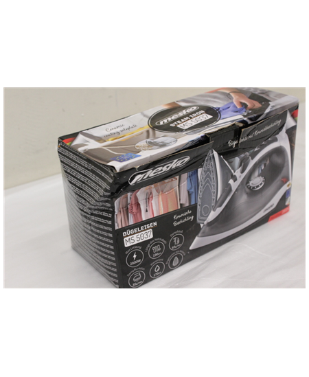 SALE OUT. Mesko MS 5037 Steam iron 2800W, Grey | Mesko MS 5037 | Steam Iron | 2800 W | Water tank capacity 170 ml | Continuous s