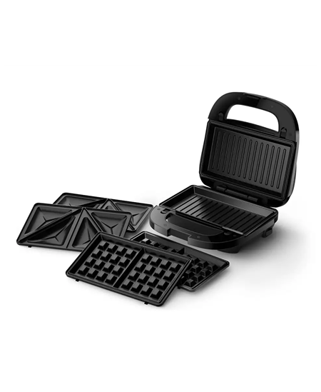 Philips Sandwich Maker | HD2350/80 | 750 W | Number of plates 3 | Black